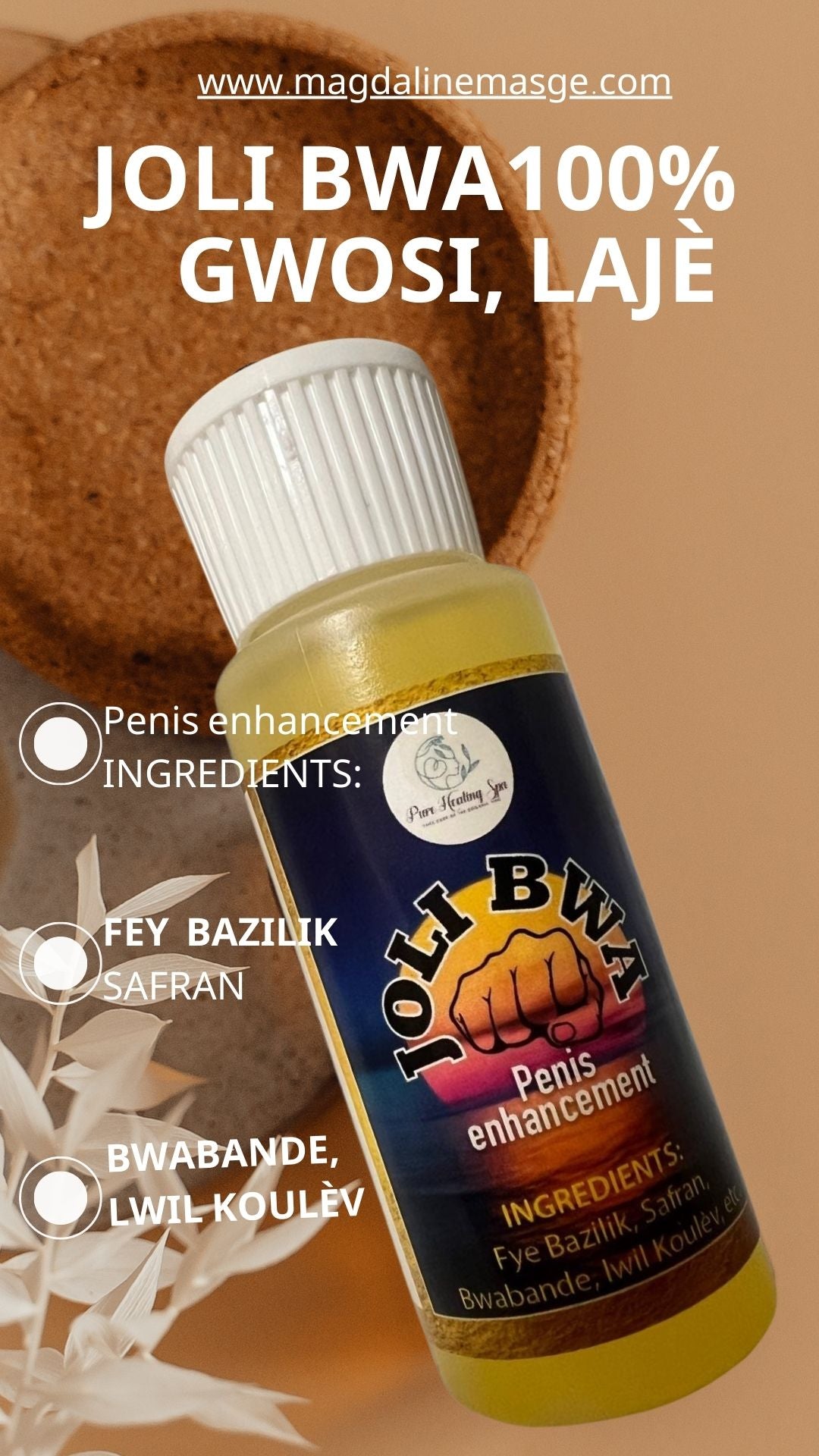 BWABANDE, LWL KOULEV, SAFRAN 100% NATUREL JOLI BWA